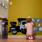 Train Engine with cabin magnetic wall chalkboards