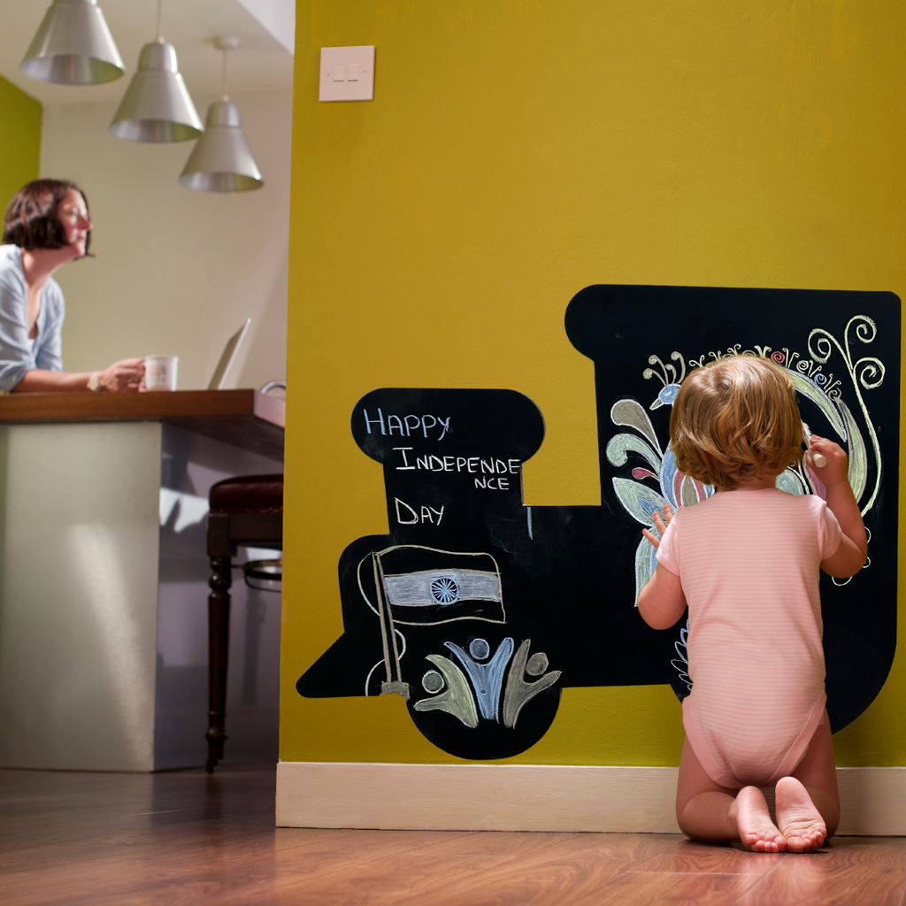 Train Magnetic Wall Chalkboard