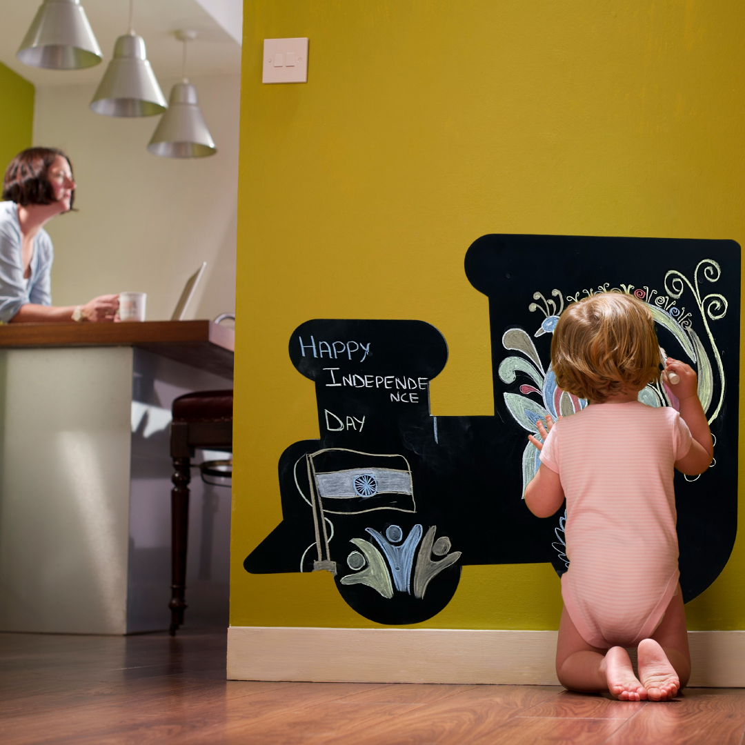 Train Magnetic Wall Chalkboard