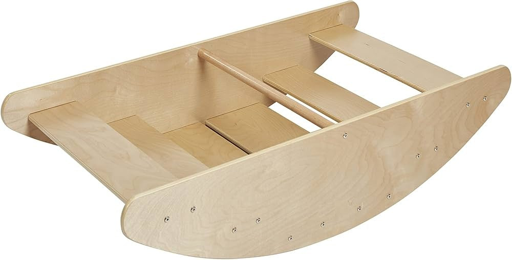 2-in-1 Step N Rock – Sustainable Birch Wood Rocker & Climbing Ramp for Toddlers