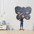 Butterfly Magnetic Wall Chalkboard for kids