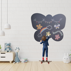 Butterfly Magnetic Wall Chalkboard for kids