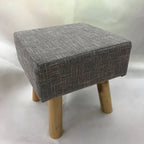 Mini Fabric Wooden Stool