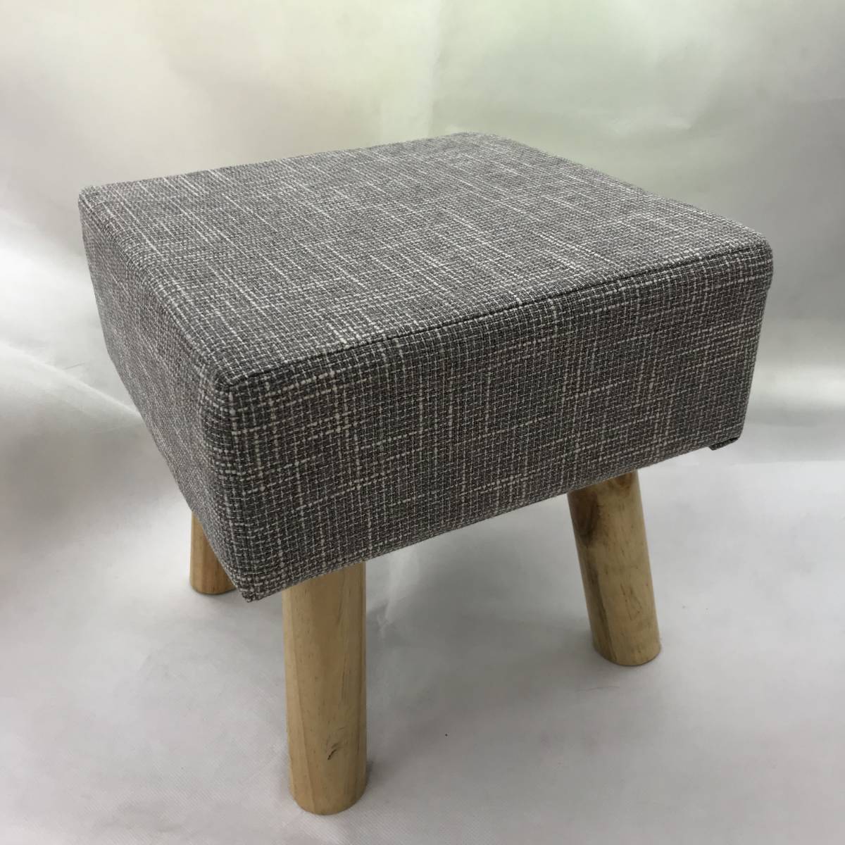 Mini Fabric Wooden Stool