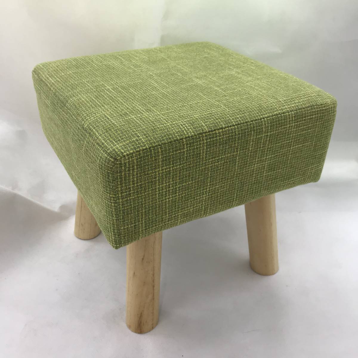 Mini Fabric Wooden Stool