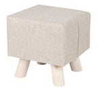 Mini Fabric Wooden Stool
