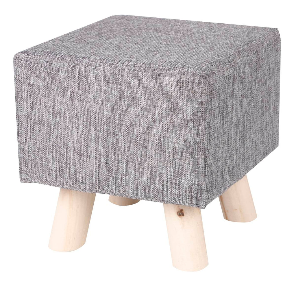 Mini Fabric Wooden Stool