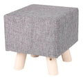 Mini Fabric Wooden Stool