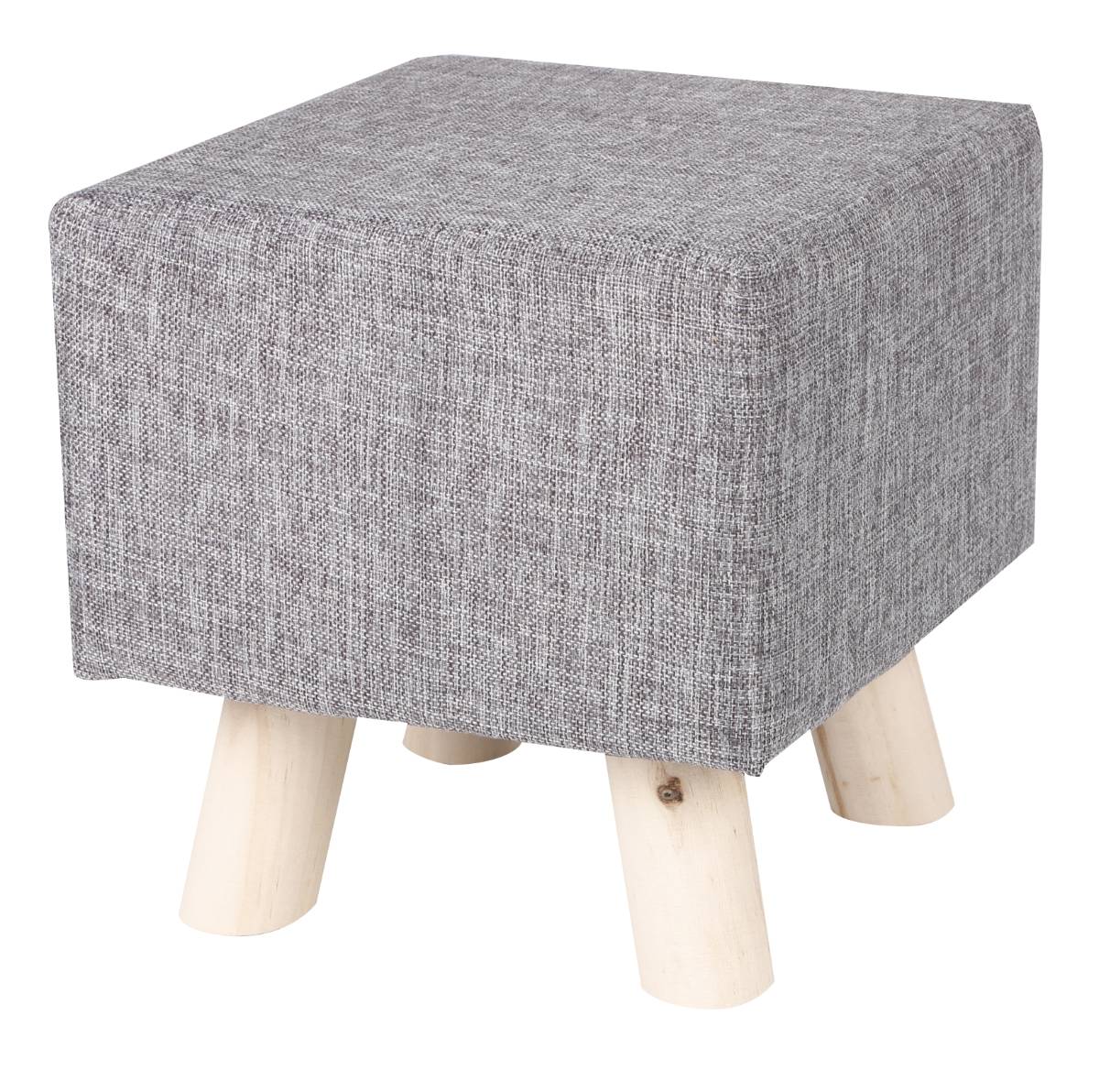 Mini Fabric Wooden Stool