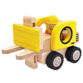 Handcrafted Wooden Toy For Kids: Builder Vehicle Fork Lift