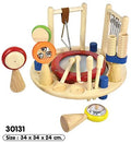 Wooden Toy For Kids: Melody Go Round Musical Indoor Toy for Creative Play