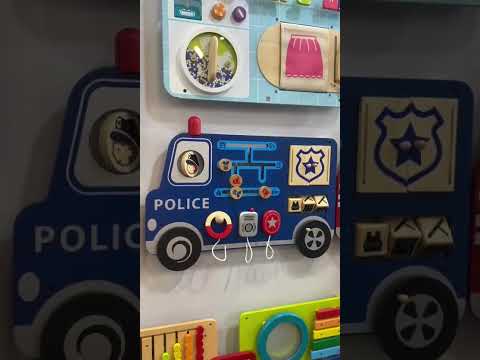 Wall Play Board - Police Truck