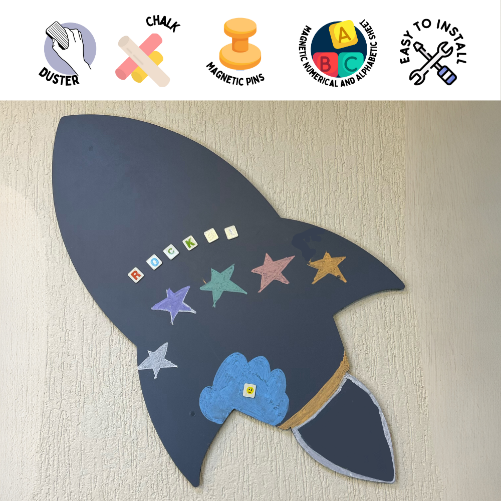 Rocket Magnetic Wall Chalkboards