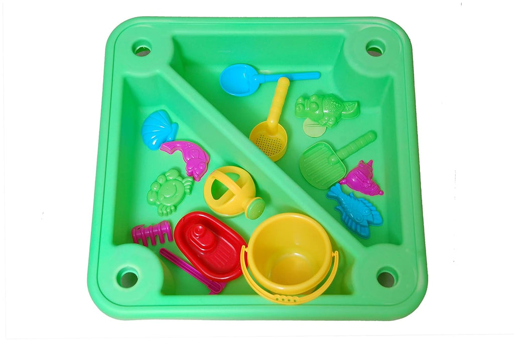 Sand and water table with accessories