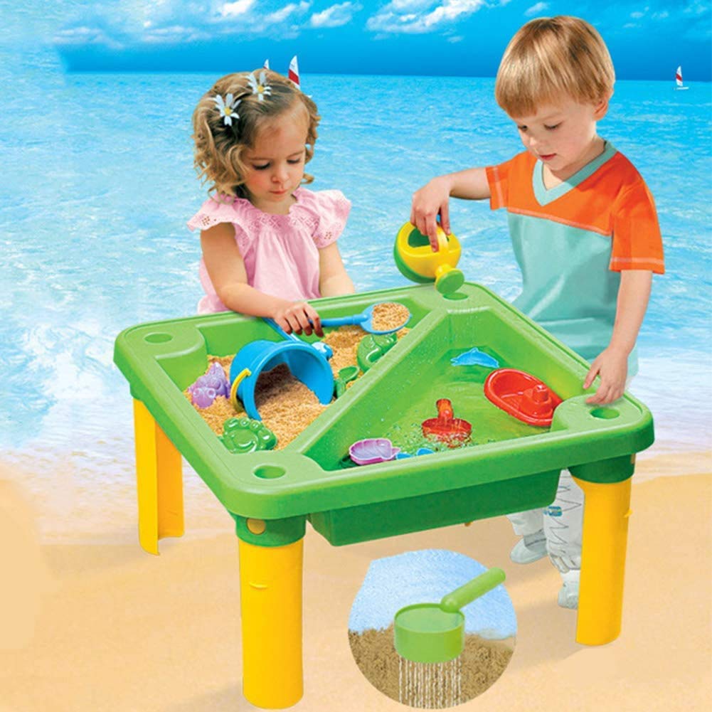 Sand and water table with accessories