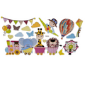 Sparkling Train - 3D Wall Stickers