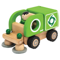 Wooden Toy For Kids: Public Vehicle Street Cleaner