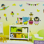 Sparkling Train - 3D Wall Stickers
