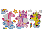 Unicorn 3D wall stickers