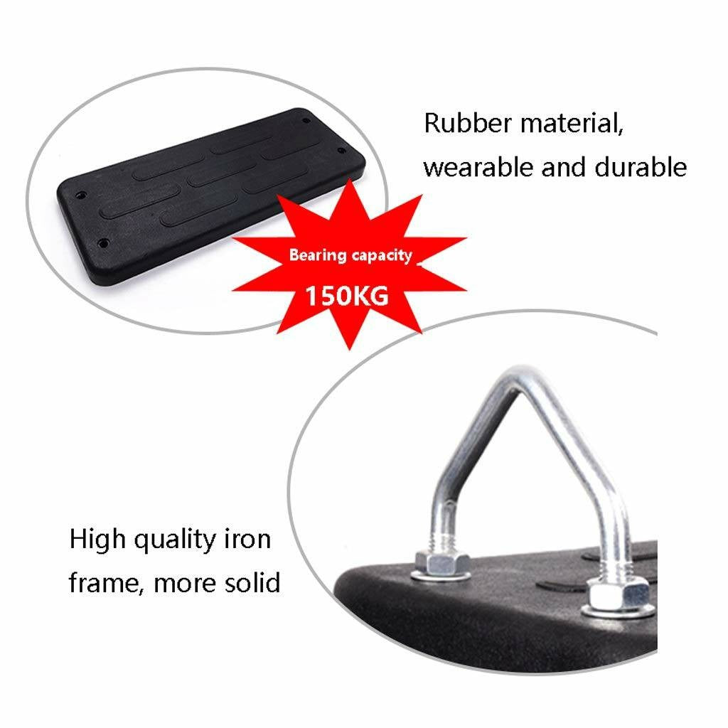 Waterproof Swing Seat Tree Swing Outdoor/Playground/Garden 150kg weight capacity  (Black)