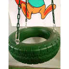 3 Chain Rubber Tire Swing Seat Set