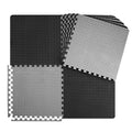 12mm Eva mats - Black/Grey (Set of 6pcs.)