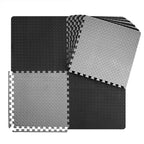12mm Eva mats - Black/Grey (Set of 6pcs.)