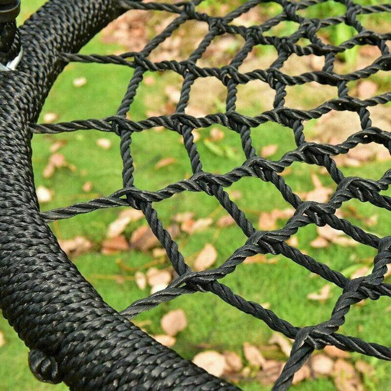 Nest web Hammock Swing for Kids Outdoor Indoor Heavy Duty Garden Swing Steel Hammock  (Black, DIY(Do-It-Yourself))
