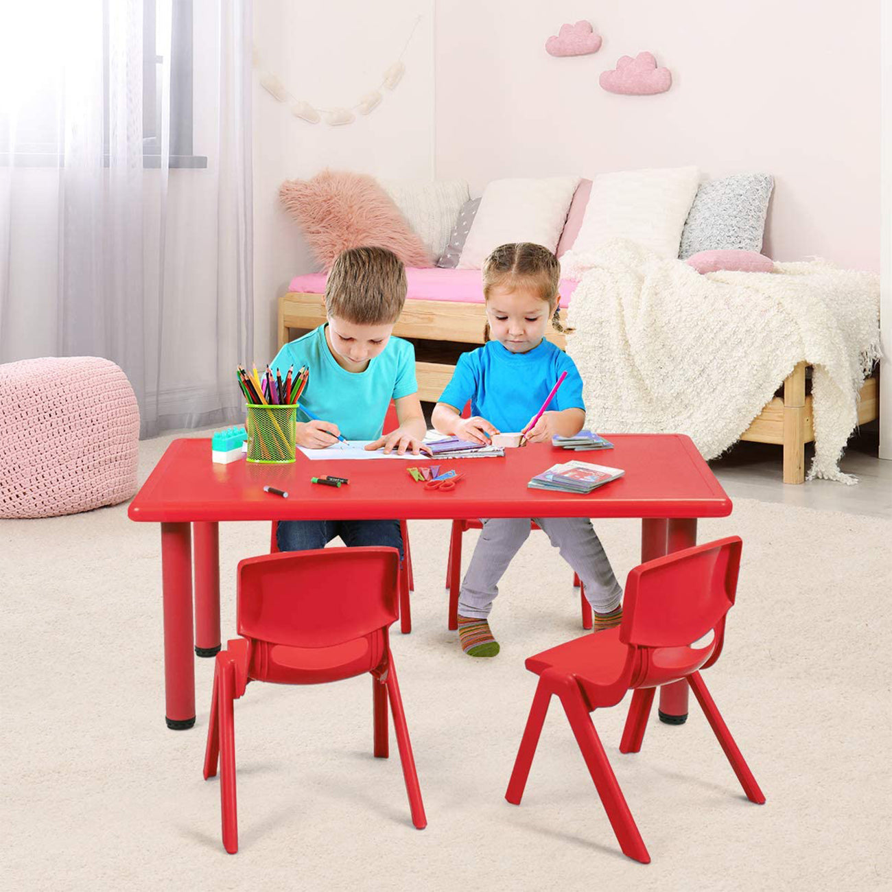Classic Rectangle Table | Kids Study Table| Best Study table for kids