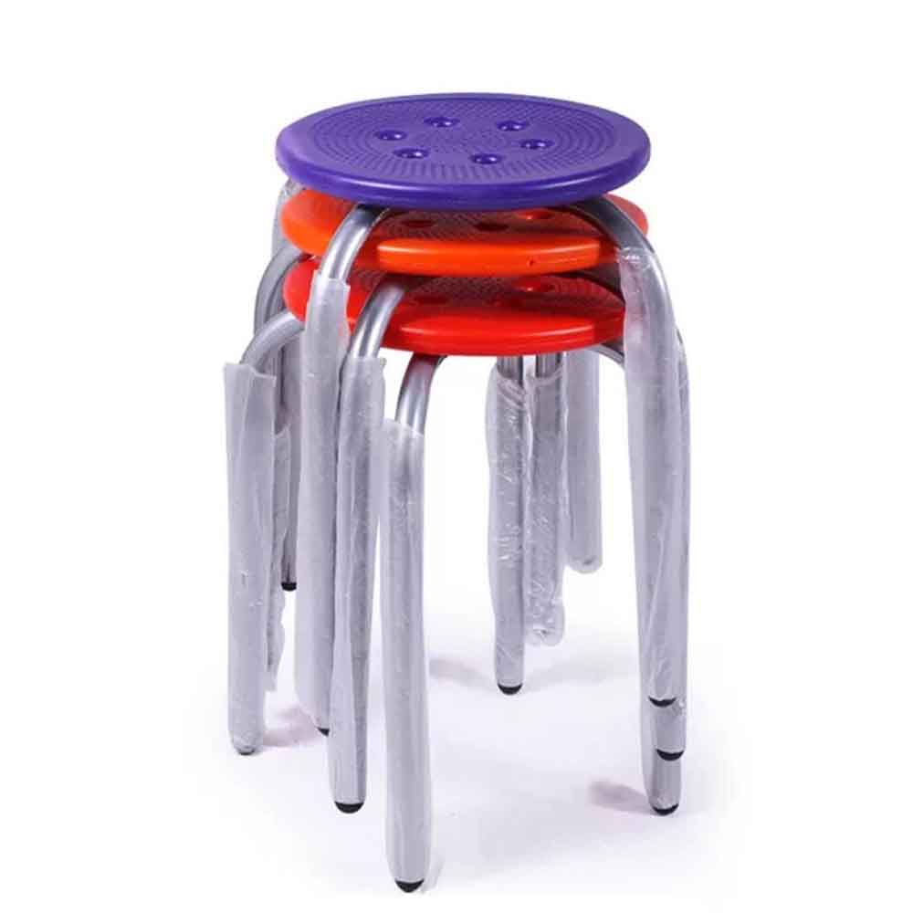 Iron Lab Stool (Set of two)