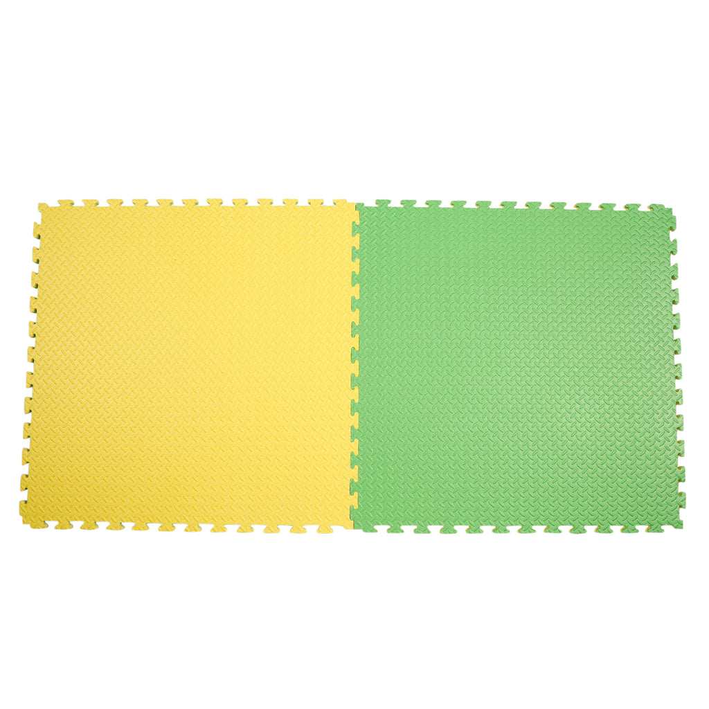 EVA Interlocking Play Mat (1m x 1m x 15mm, Set of 2) - Floor Mat for Kids