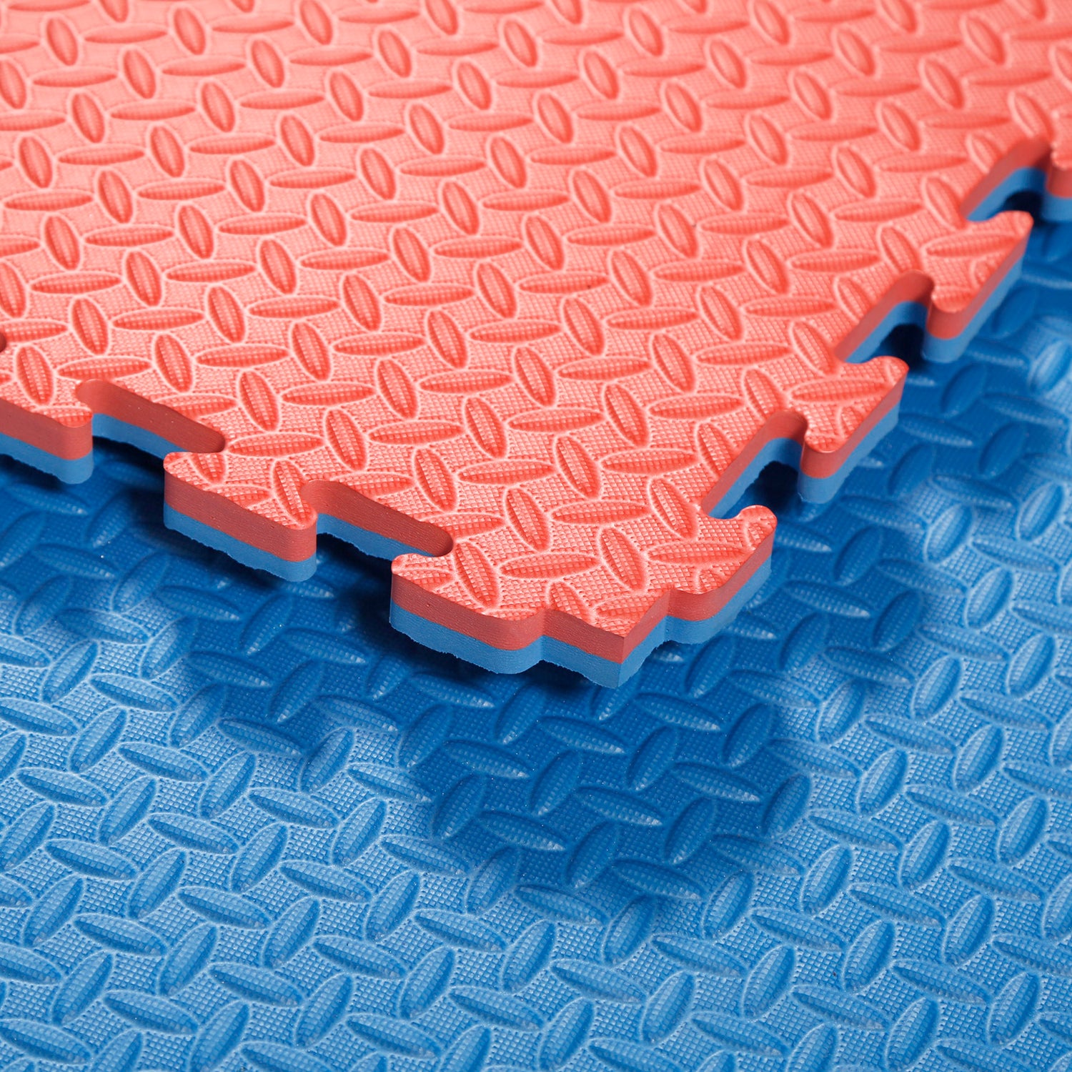 EVA Interlocking Play Mat (1m x 1m x 15mm, Set of 2) - Floor Mat for Kids