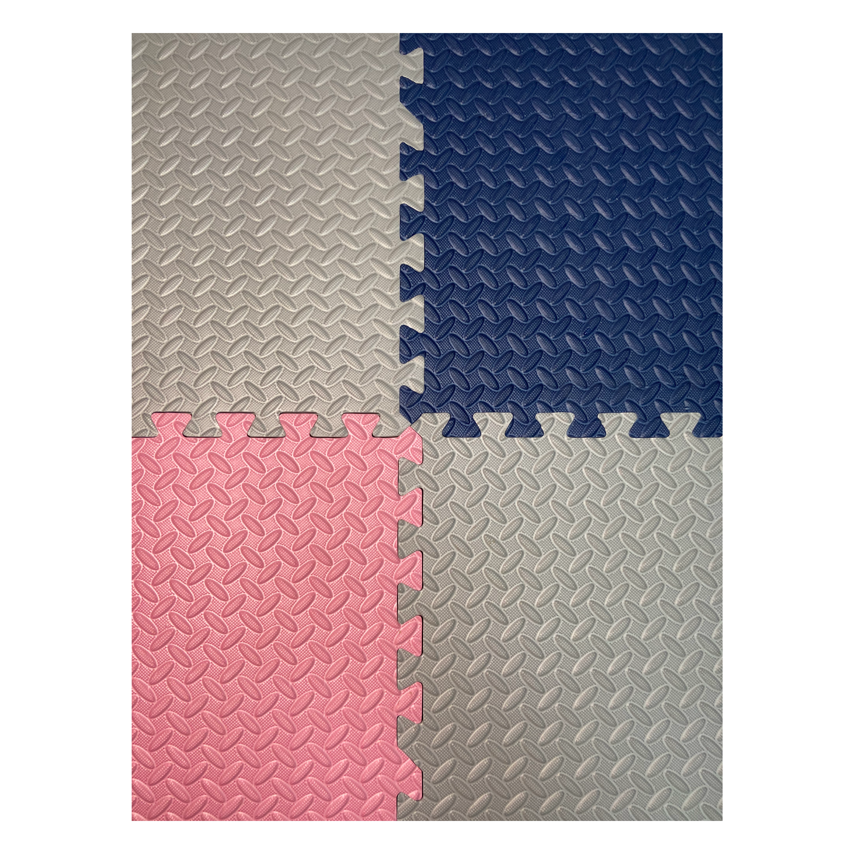 EVA Mats for Kids Foam Tiles Floor  - Pink, Grey, Navy Blue