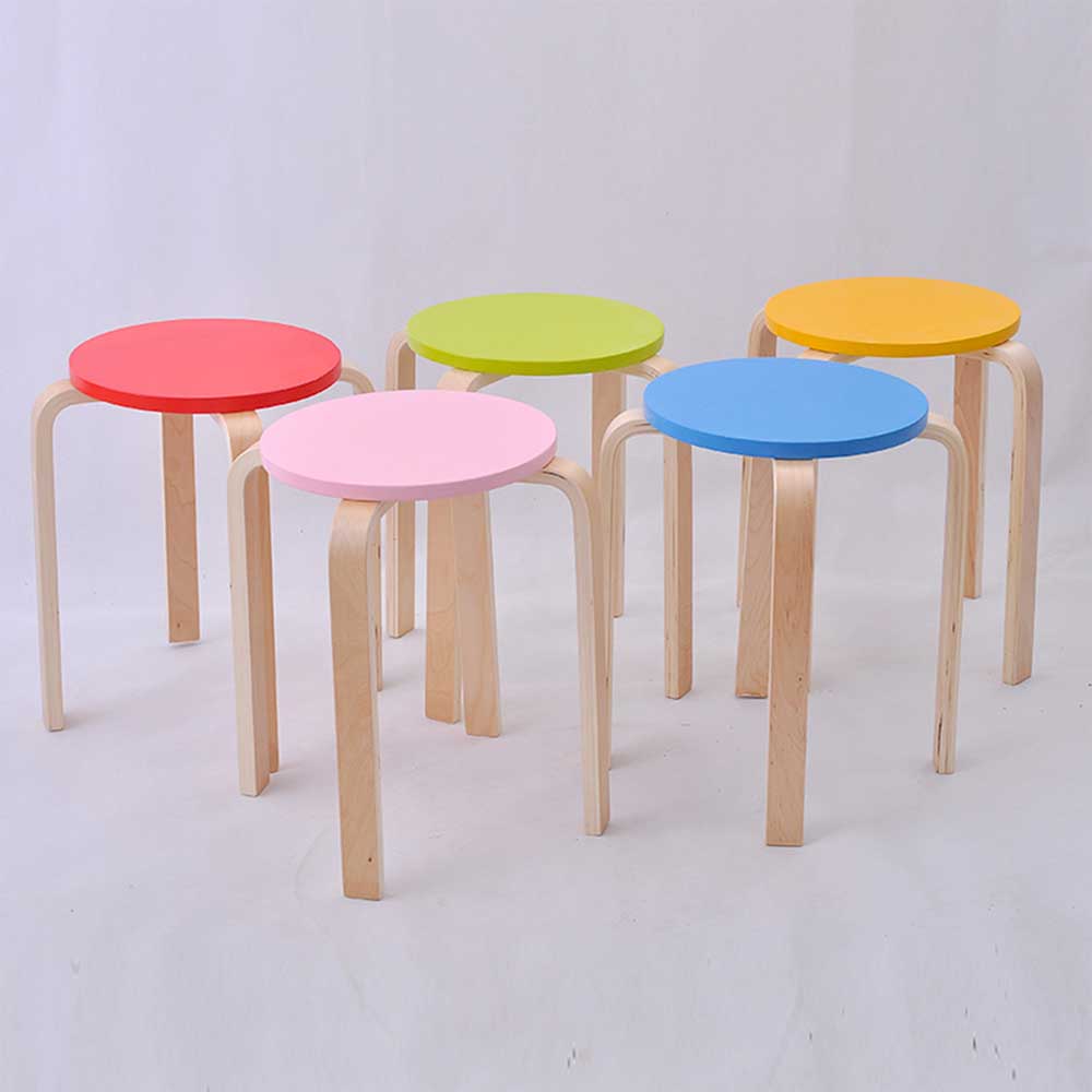 Stackable Wooden Stool
