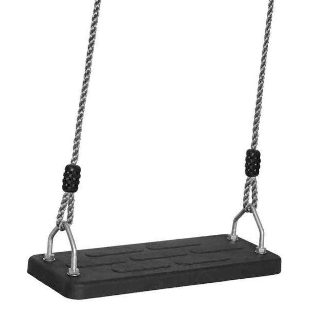 Waterproof Swing Seat Tree Swing Outdoor/Playground/Garden 150kg weight capacity  (Black)