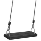 Waterproof Swing Seat Tree Swing Outdoor/Playground/Garden 150kg weight capacity  (Black)