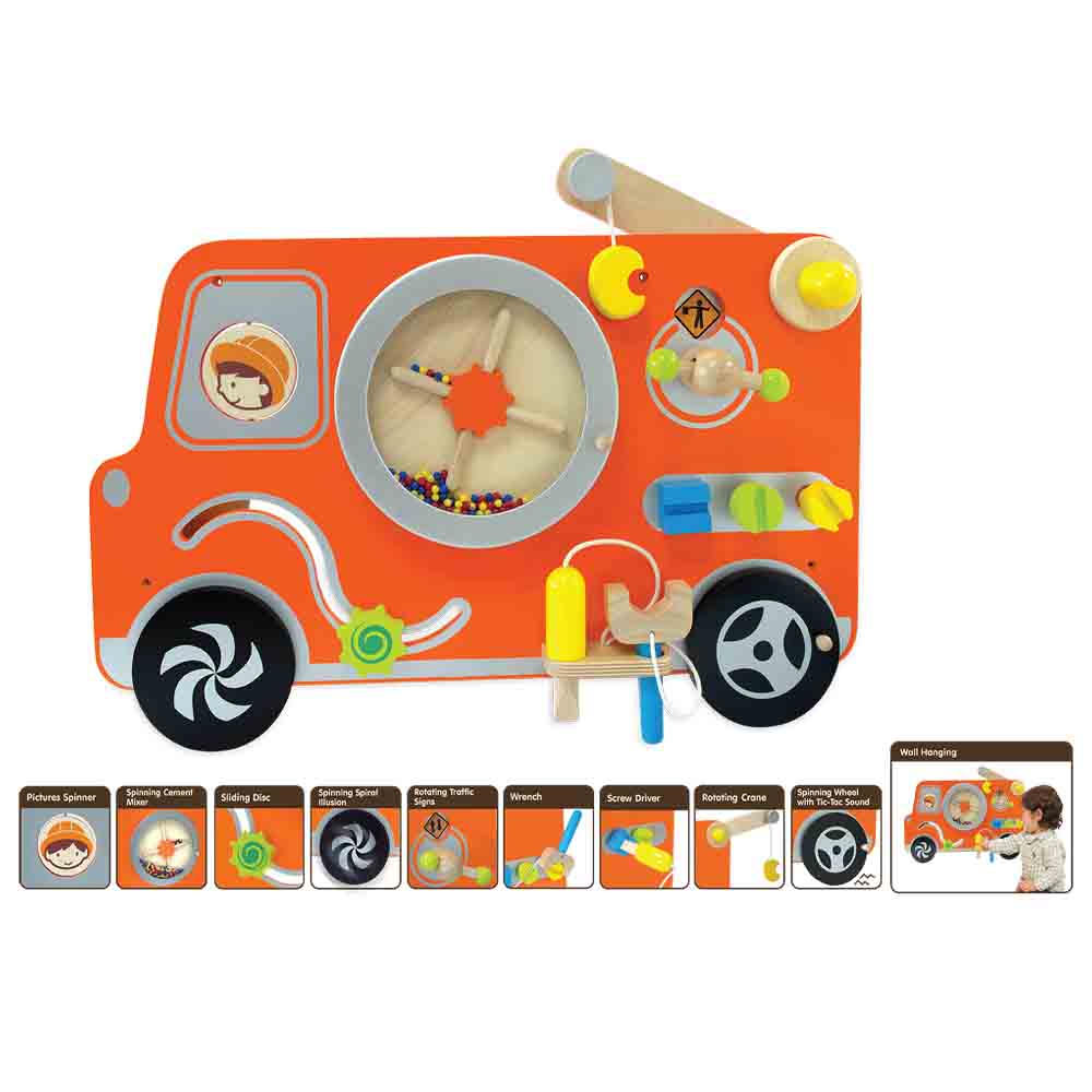 Wall Play Board - Work truck