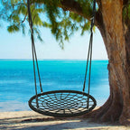 Nest web Hammock Swing for Kids Outdoor Indoor Heavy Duty Garden Swing Steel Hammock  (Black, DIY(Do-It-Yourself))