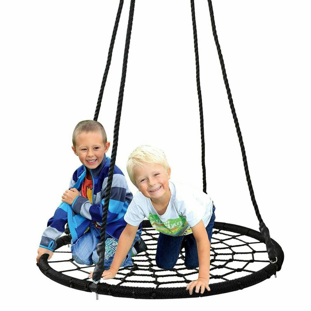 Nest web Hammock Swing for Kids Outdoor Indoor Heavy Duty Garden Swing Steel Hammock  (Black, DIY(Do-It-Yourself))