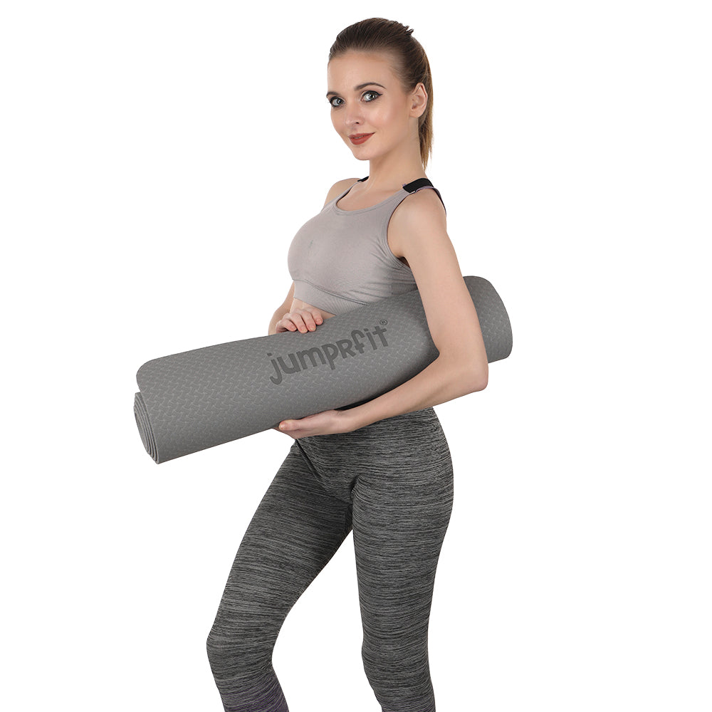 TPE Yoga Mats - 6mm single color