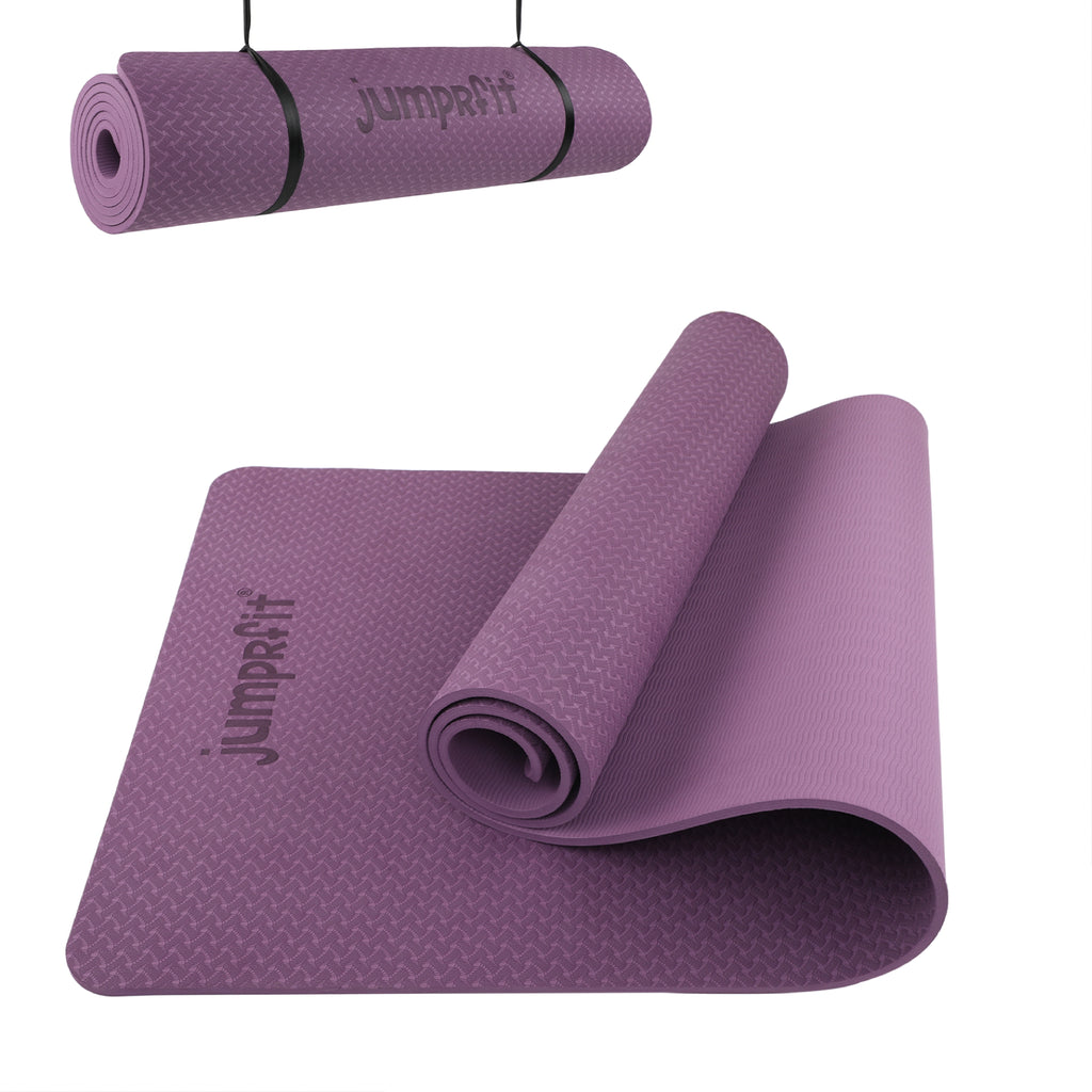 TPE Yoga Mats - 8mm single color