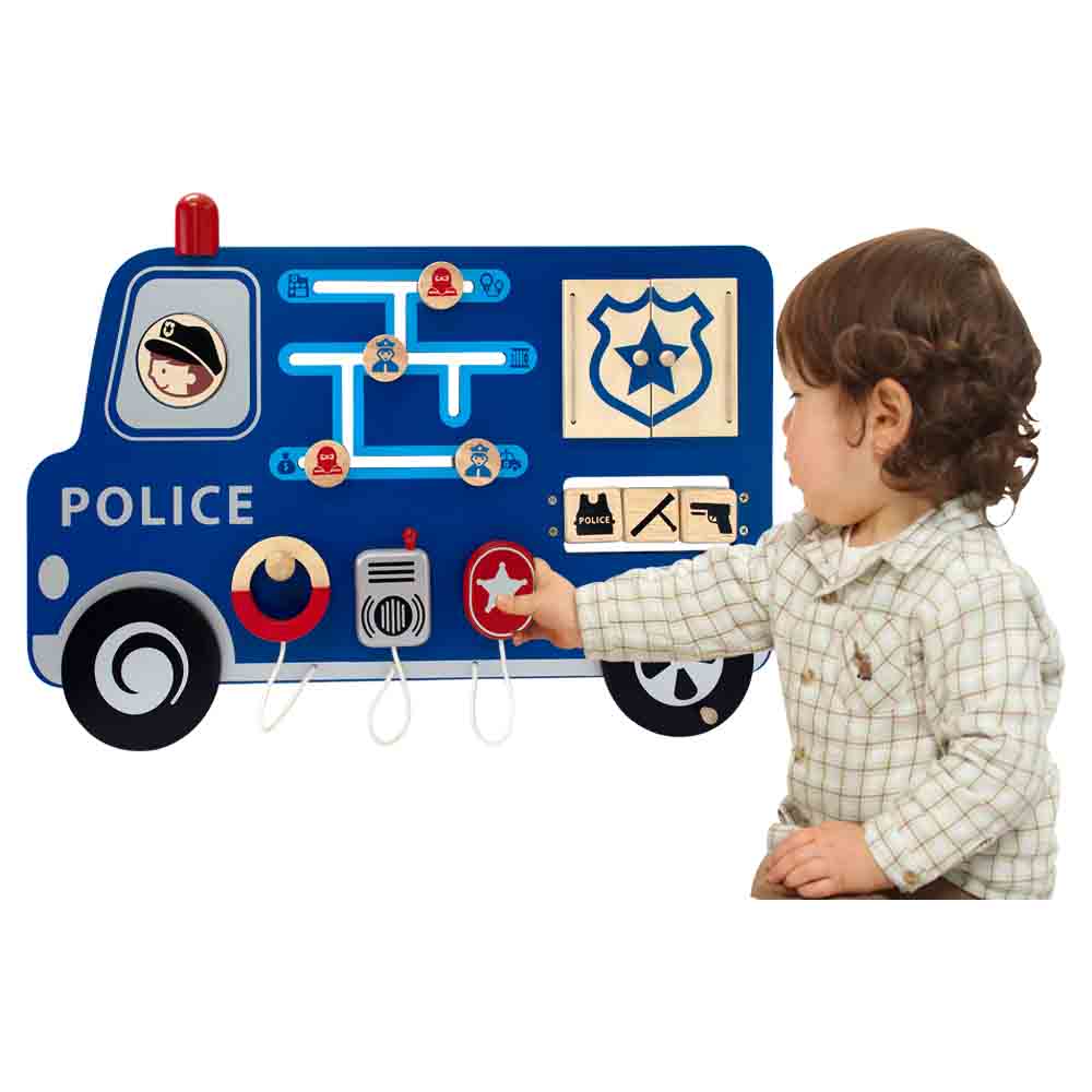 Wall Play Board - Police Truck